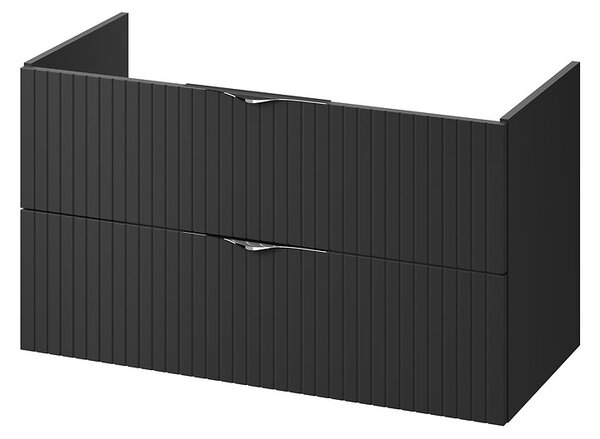 Cersanit Tirso, závěsná skříňka pod umyvadlo 994x447x572 mm, černá matná, S1017-012