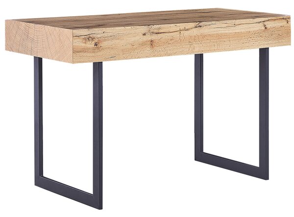 Pracovní stůl VIDA Světle hnědá 120 cm 55 cm s úložným prostorem