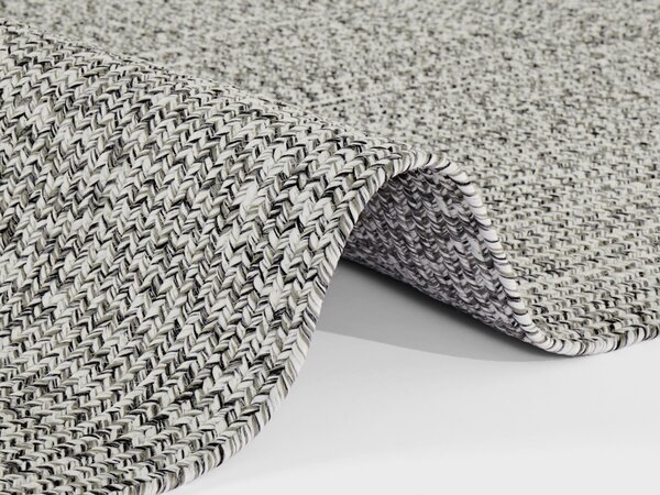 Hanse Home, Kusový koberec Braided 105552 Melange kruh – na ven i na doma, 200x200 (průměr) kruh, béžová, chodba / předsíň