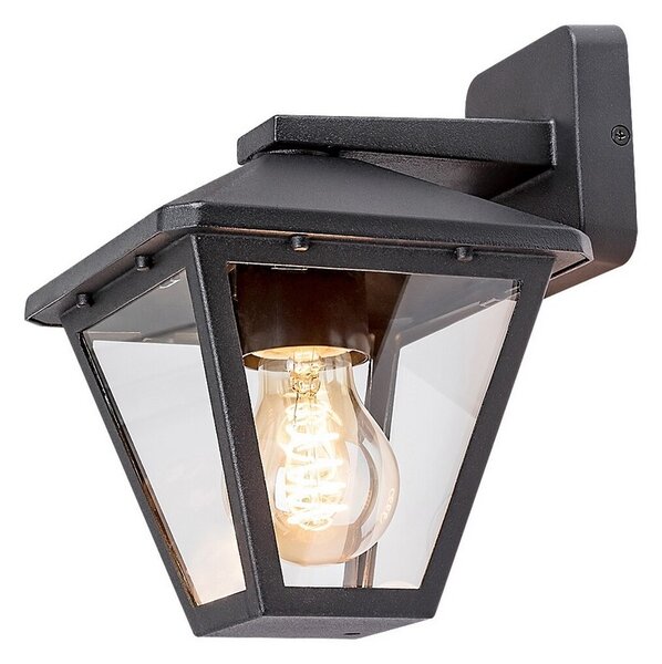 Rabalux Venkovní nástěnné svítidlo PARAVENTO max. 1x40W | E27 | IP44 - černá