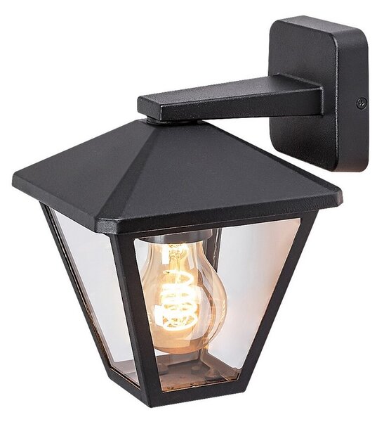 Rabalux Venkovní nástěnné svítidlo PARAVENTO max. 1x40W | E27 | IP44 - černá