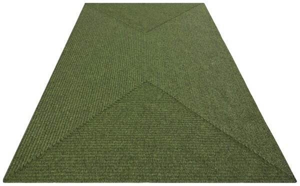 Hanse Home, Kusový koberec Braided 105554 Green – na ven i na doma, 80x150, zelená, chodba / předsíň