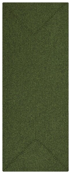 Hanse Home, Kusový koberec Braided 105554 Green – na ven i na doma, 80x150, zelená, chodba / předsíň