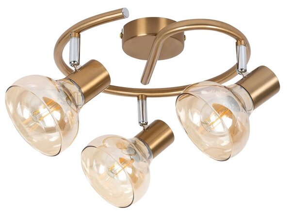 Rabalux HOLLY stropní bodové svítidlo max. 3x40W | E14 | IP20 - antická zlatá