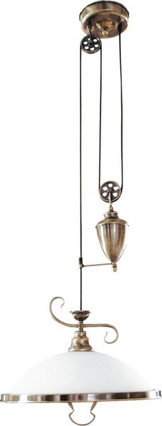 Rabalux ELISETT závěsný lustr s kladkou 60W/E27/IP20 - bronz