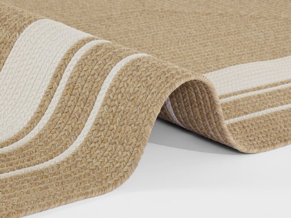 Hanse Home, Kusový koberec Braided 105556 Creme Beige – na ven i na doma, 120x170, béžová, chodba / předsíň