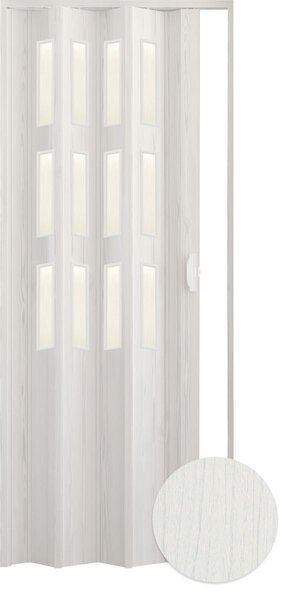 Luciana Shrnovací dveře, 730 × 2000 mm, bříza, prosklené