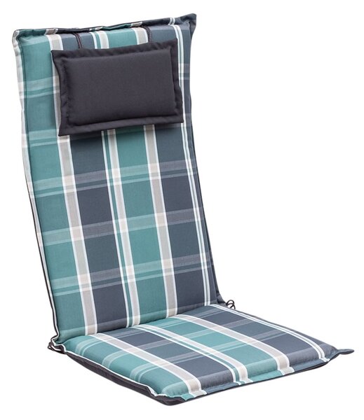 Blumfeldt Donau, polstry, polstry na židli, vysoké opěradlo, zahradní židle, polyester 50 x 120 x 6 cm, 1 x čalounění