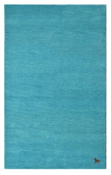 Ručně všívaný kusový koberec Asra wool tyrkys - 120x170 cm