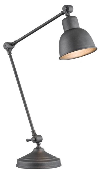 Stolní lampa Emoti, antracit, výška 45 cm, nastavitelná