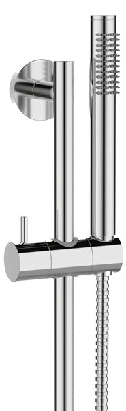 Invena Alonia, sprchový sloup s ruční sprchovou soupravou, 1-funkce, chromová, INV-AU-70-Z01-V