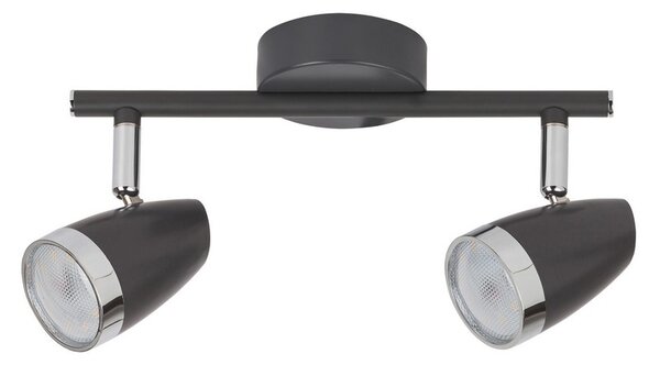 Rabalux KAREN 6513 LED stropní bodové svítidlo 2x4W | 560lm | 3000K | IP20 - černá