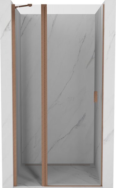 Mexen MIST, 1-křídlé sprchové dveře (1d+1s) 70x200 cm, 6mm čiré sklo, měděný profil, 8A4-070-000-65-00