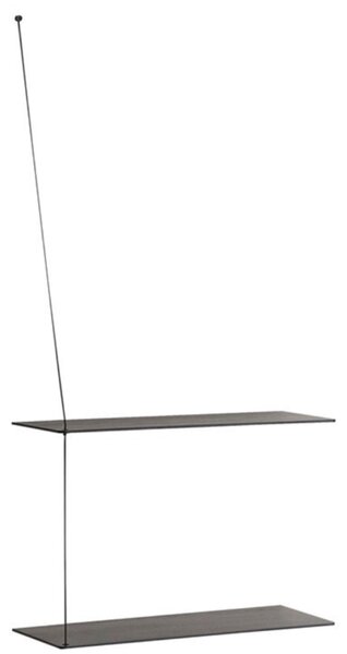 WOUD Nástěnná police Stedge Small 60 cm - výběr ze 4 variant Barva: Black Oak