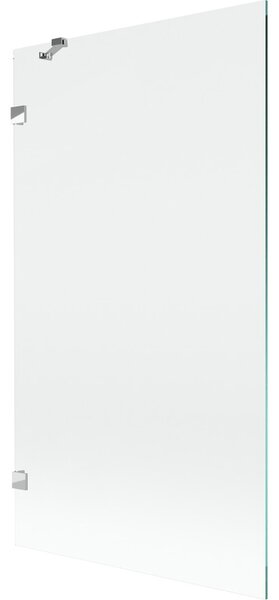 Mexen, Mexen Lunar 1-křídlová vanová zástěna 100 x 150 cm, transparentní, chrom - 897-100-000-01-00