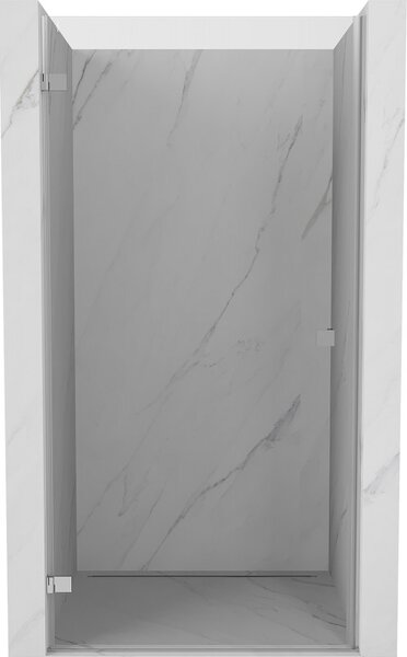 Mexen, Mexen Lunar-B Otočné levé sprchové dveře 60 cm, transparentní, chrom - 832-060-000-01-00-L