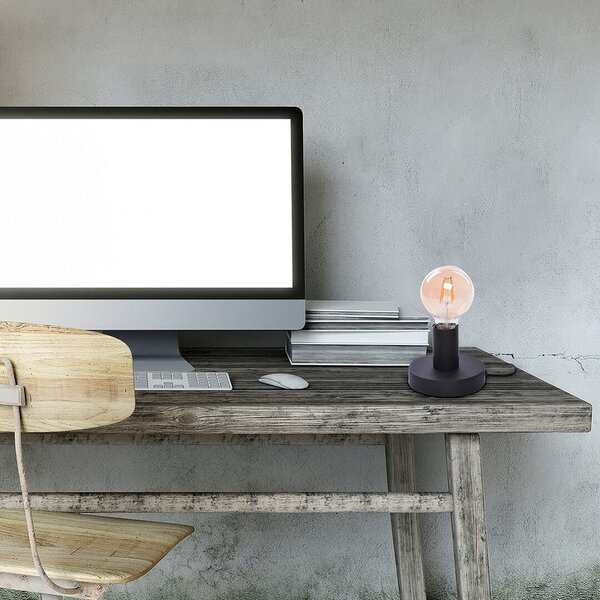 Rabalux BOWIE stolní lampa 60W | E27 | IP20 - černá