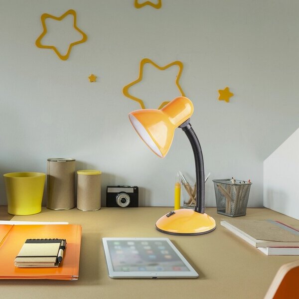 Rabalux DYLAN stolní lampa 40W | E27 | IP20 - oranžová