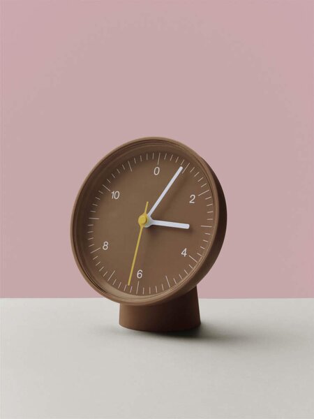 HAY Hodiny Table Clock, brown