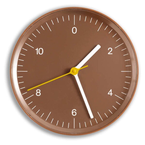 HAY Nástěnné hodiny Wall Clock, brown