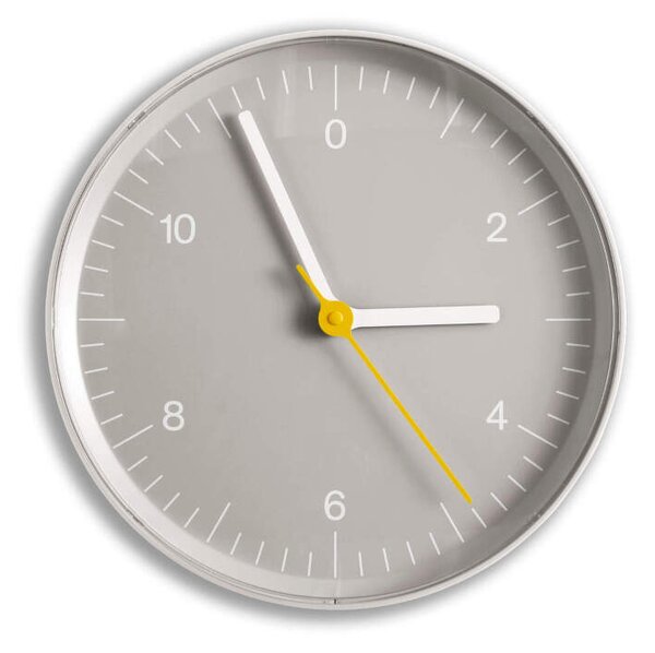 HAY Nástěnné hodiny Wall Clock, grey