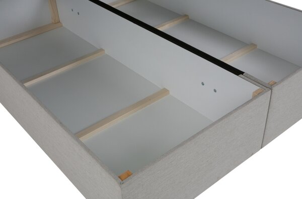 Čalouněná postel boxspring 160x200 SAMANTA - béžová 1