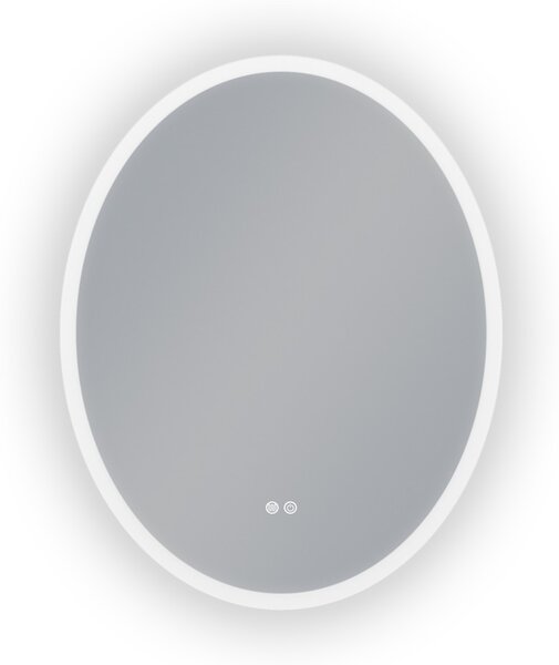 Erga Paola, oválné LED zrcadlo 80x120cm, 2990 lm, 3 barvy světla, přední a zadní osvětlení, ERG-V01-302-1280-00