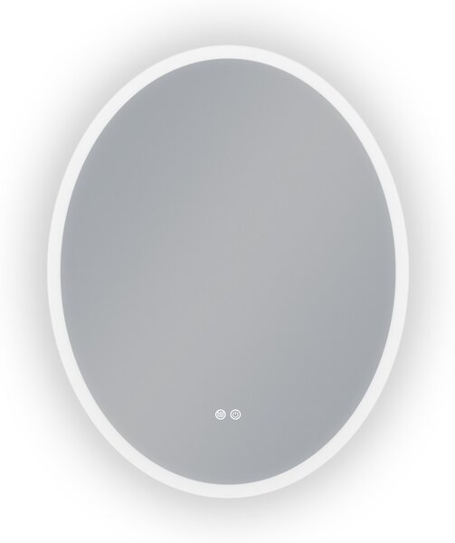 Erga Paola, oválné LED zrcadlo 80x100cm, 2645 lm, 3 barvy světla, přední a zadní osvětlení, ERG-V01-302-1080-00
