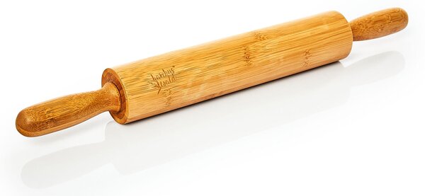 Klarstein Váleček na těsto, 100% bambus, 43 x 5 cm (D x Ø), hladký povrch
