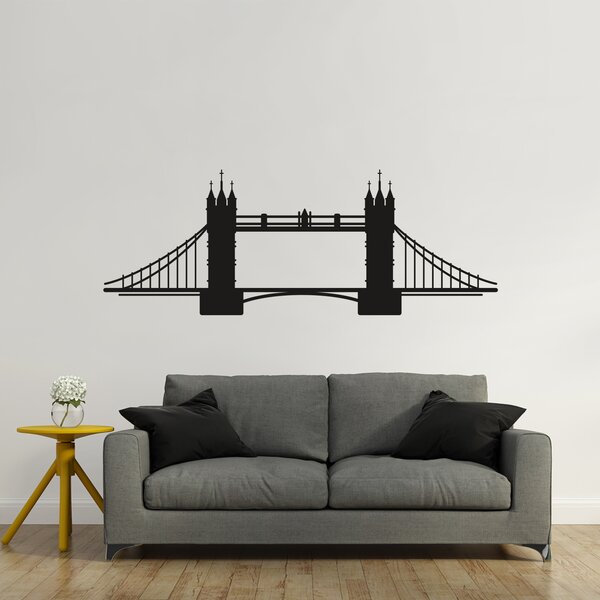 Samolepka na zeď - Tower Bridge (60x22 cm)
