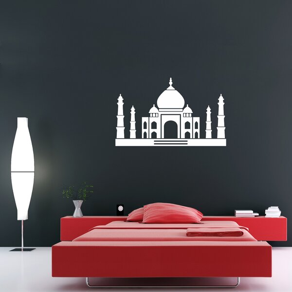 Samolepka na zeď - Taj Mahal 2 (60x37 cm)