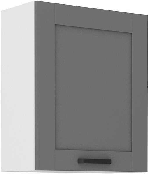 STL 60 cm skříňka horní jednodveřová LUNA Barevné provedení LUNA: Bílá / Prachově šedá