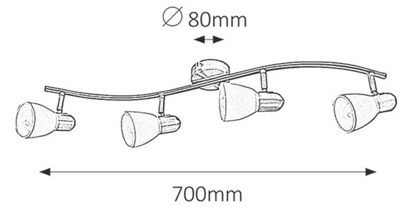 Rabalux SOMA bodové svítidlo 6309