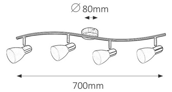 Rabalux SOMA bodové svítidlo 6304