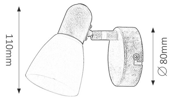 Rabalux SOMA bodové svítidlo 6591