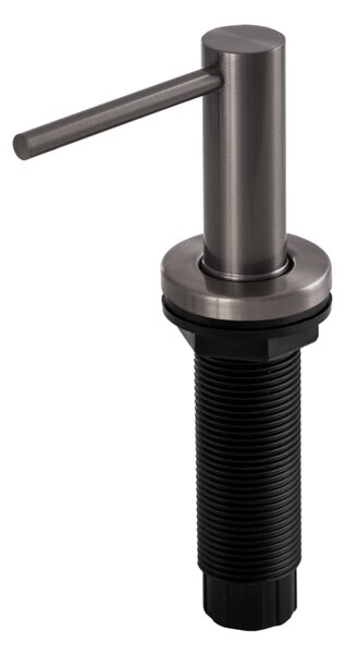 Gamma Lux Slim, kuchyňský dávkovač saponátu 400ml, grafitová matná, GMA-LUX-SLIM-GM