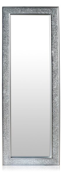 Casa Chic Norwich Zrcadlo Obdélníkový dřevěný rám 130 x 45 cm Mozaikový design