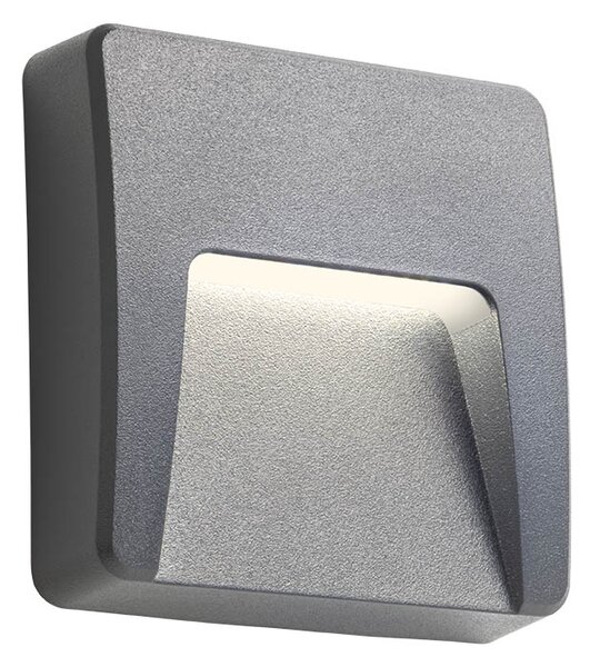 Redo Venkovní nástěnné LED svítidlo HOLOS 3W, 12x12 cm, IP65