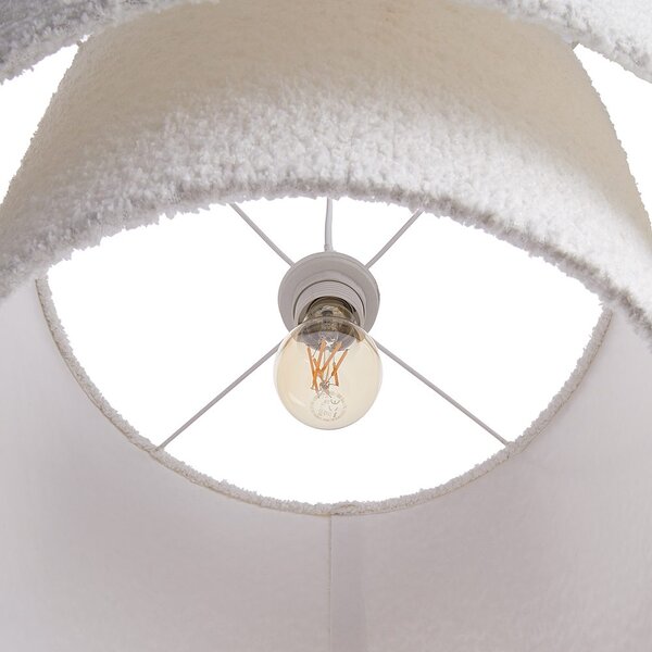 FONISSI Závěsná lampa buklé - bílá