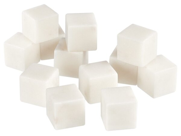 MARBLE Chladící kostky 12 ks - bílá