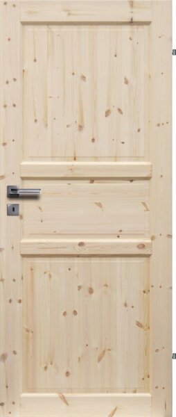 Normandia Interiérové dveře 90 P, 950 × 1985 mm, masivní dřevo, pravé, borovice, plné