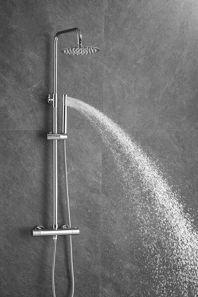 Gamma Roy, sprchová souprava s termostatickou baterií, chromová, GMA-BRYPZNT-CH