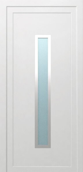 Solid Elements Vchodové dveře Hanna In, 90 P, rozměr vč. zárubně: 1000 × 2100 mm, plast, pravé, bílé, prosklené