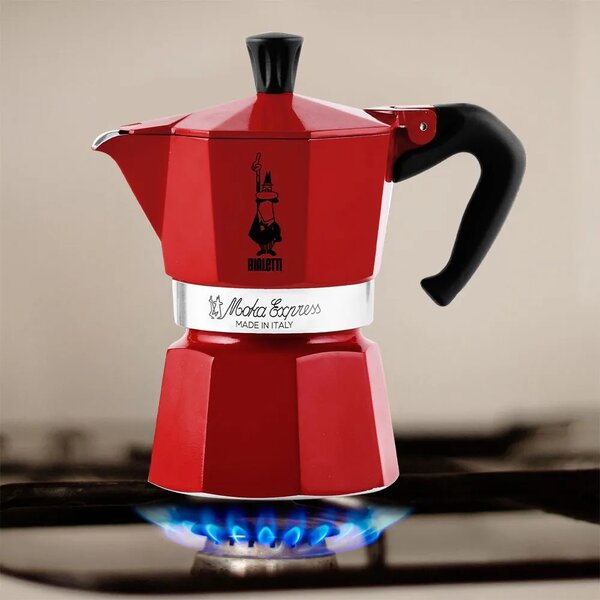 Bialetti Moka Express červená 3 porce