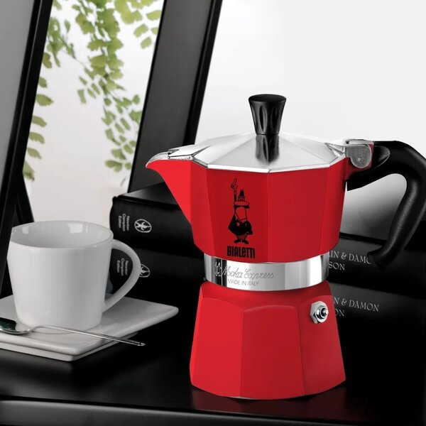 Bialetti Moka Express červená 3 porce