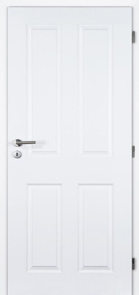 Doornite Odysseus Interiérové dveře 80 P, 846 × 1983 mm, lakované, pravé, bílé, plné