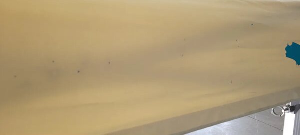 Střešní plachta pro nůžkový stan 3x6m ALU Standard i Premium - Použitá barva Olivová