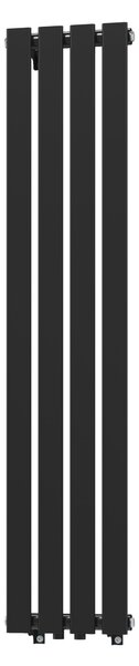 Gamma Vertical, topné těleso 296x1400 mm, 458 W, černá matná, GMA-VERT-1400296-BK