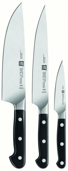 Zwilling Pro set nožů 38430-007, 3 ks (kuchařský, plátkovací, špikovací)