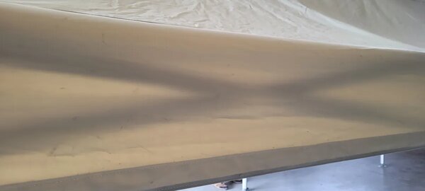 Střešní plachta pro nůžkový stan 3x6m ALU Standard i Premium - Použitá barva Olivová